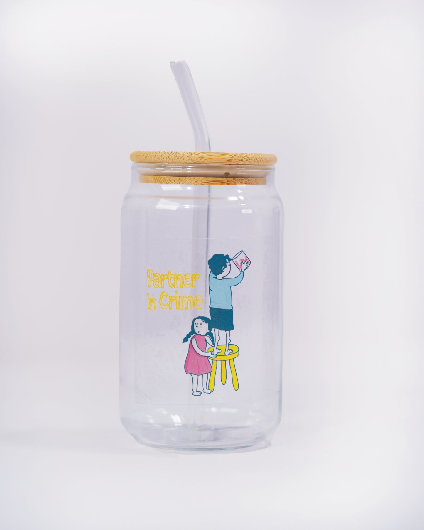 Partner in Crime(Glass Tumbler)-Rakhi Special