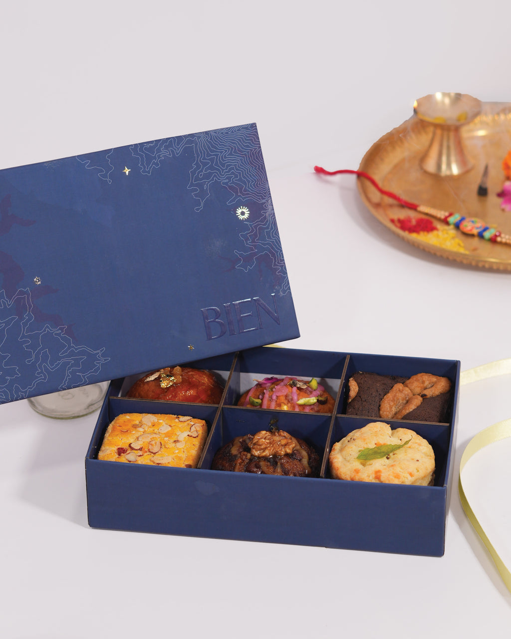 Bien's Assorted box of 6 Signature Treats- Rakhi Special